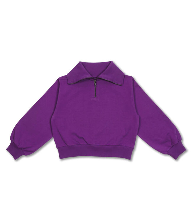 Zipper Sweater Purple Dream by Petit blush