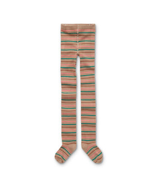 Sproet & Sprout Tights block stripe Misty rose by Sproet & Sprout