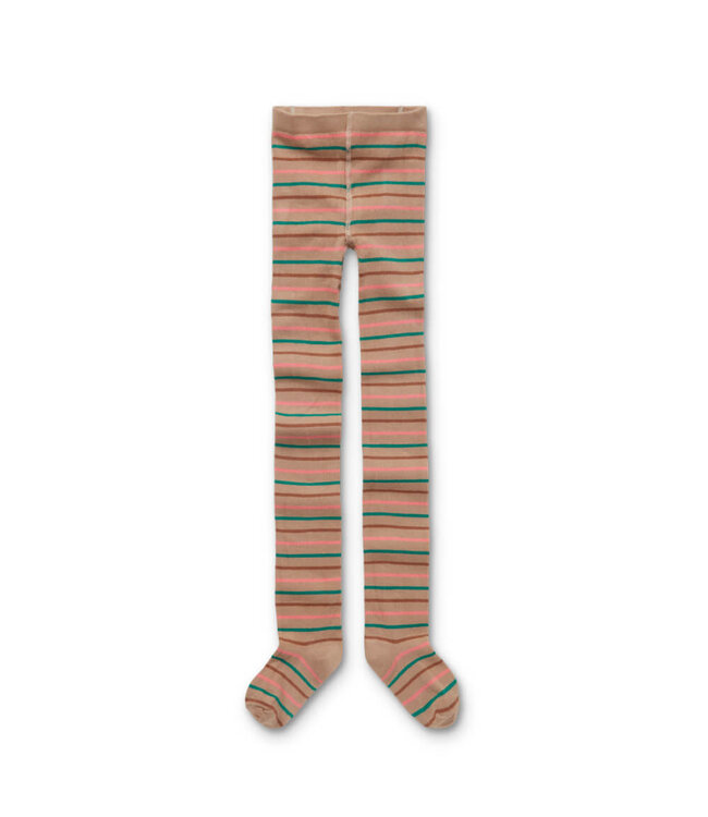 Tights block stripe Misty rose by Sproet & Sprout
