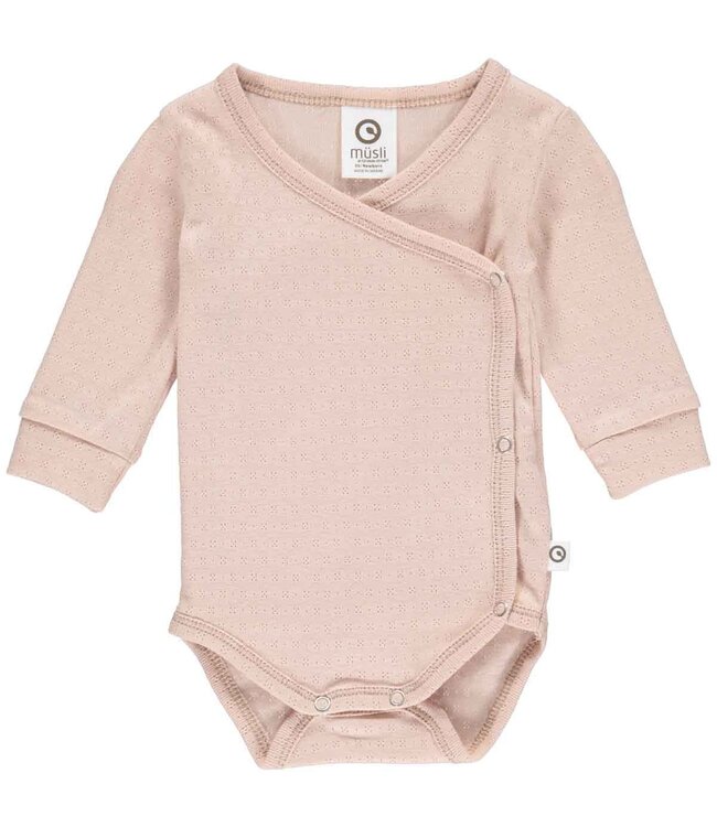 Mini me solid l/s body Spa rose by MÃ¼sli