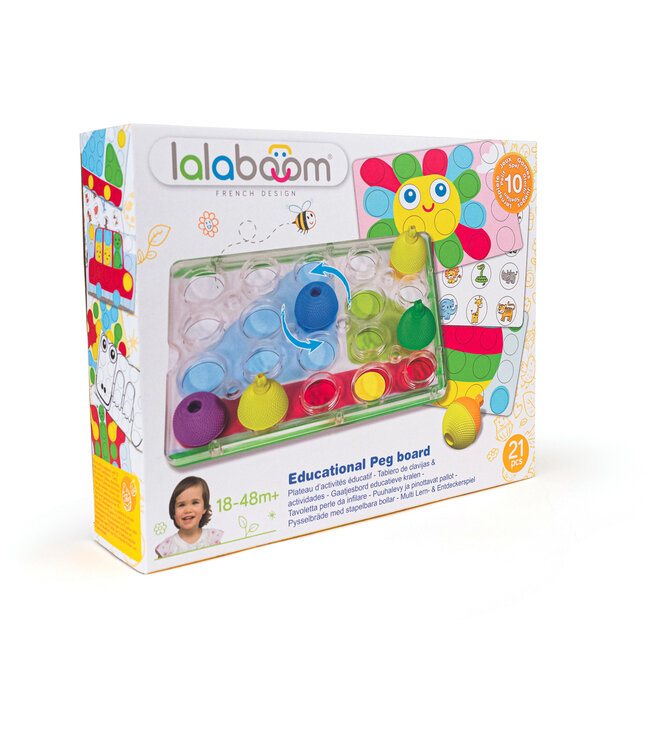 Lalaboom - Activiteitenbord met educatieve kralen (20 st)