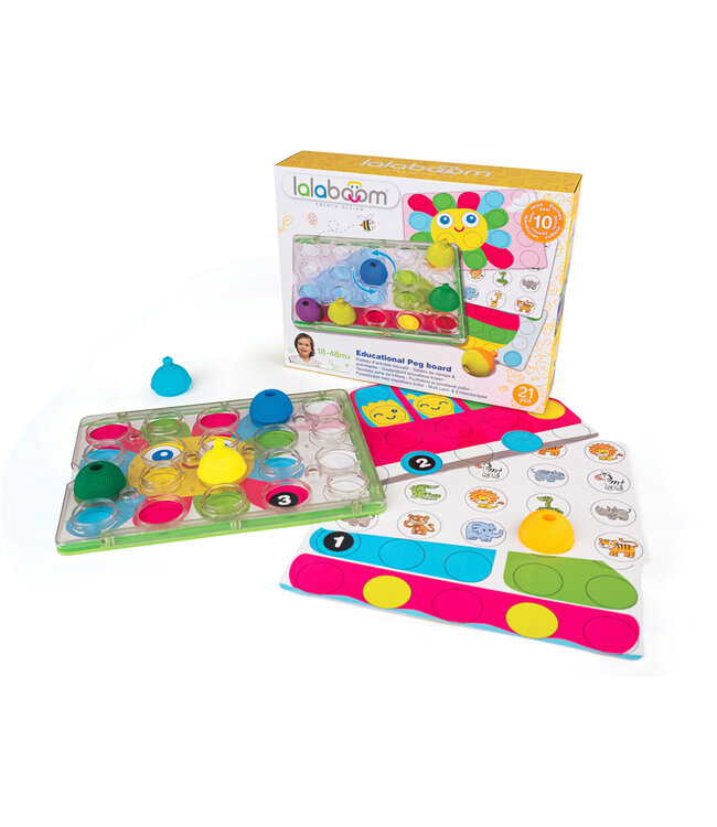 Lalaboom - Activiteitenbord met educatieve kralen (20 st)