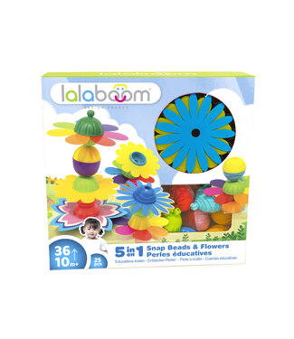 Lalaboom Lalaboom - Kralenset met Bloemen (25 st)