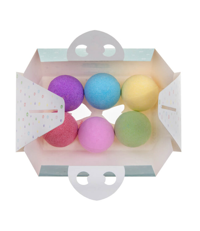 Rainbow Fizz pack of 6 / Bombes de bain