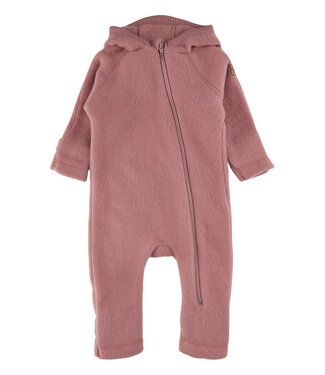 Mikk-line Wool Baby suit w ears Burlwood by Mikk-line