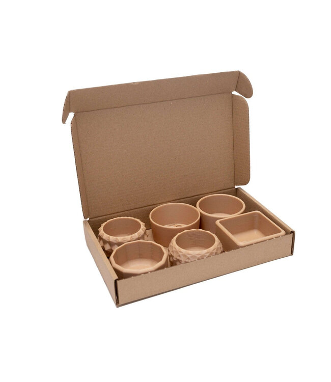 Grennn mini speelbakje set van 6