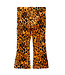 Leopard aop velvet flared trousers Brown by Mini Rodini