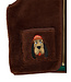 Bloodhound faux fur vest Brown by Mini Rodini