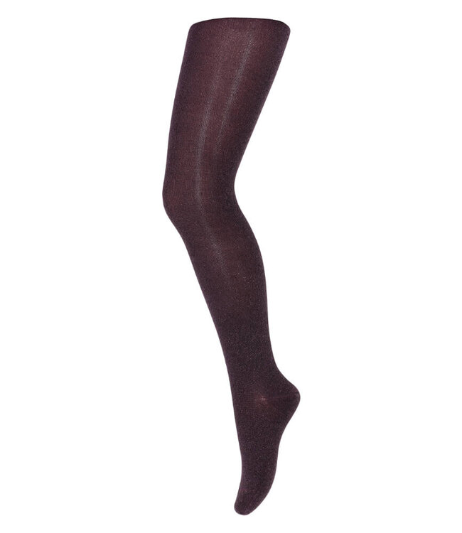 Glitter tights Dark Purple