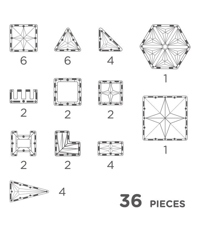 Petit pack pastel 36pcs by Cleverclixx