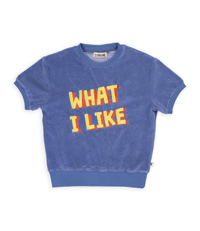 What I Like - sweater short sleeve with embroidery  by CarlijnQ