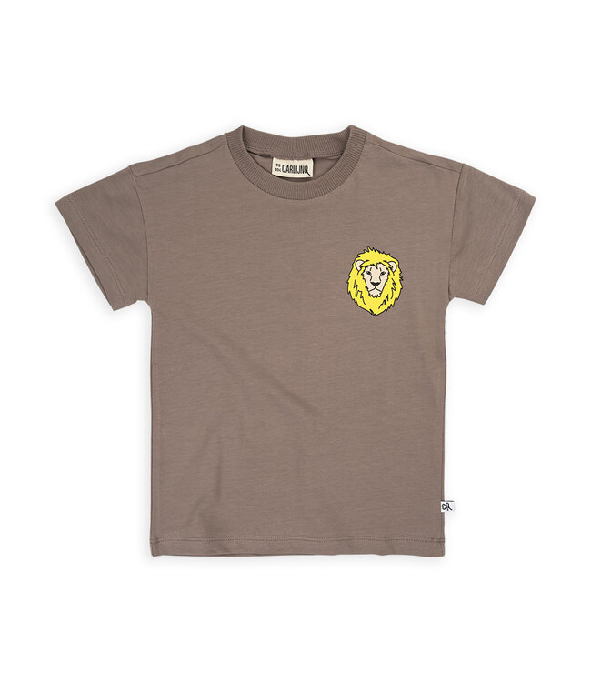 Lion - t-shirt crewneck with print  by CarlijnQ