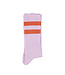 socks | lavender w/Â Â terracotta stripes  by Piupiuchick