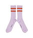 socks | lavender w/Â Â terracotta stripes  by Piupiuchick