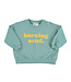 Piupiuchick sweatshirt | green w/ "burning sand" print  by Piupiuchick