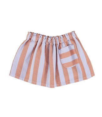 Piupiuchick Short skirt | orange & purple stripes  by Piupiuchick