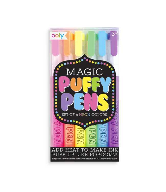 Ooly - Magic Neon Puffy Pens