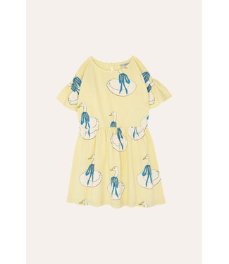 The Campamento SWANS ALLOVER YELLOW DRESS  by The Campamento