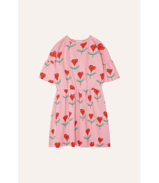 The Campamento TULIPS ALLOVER PINK DRESS  by The Campamento