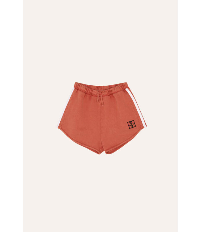 RED SPORTY KIDS SHORTS  by The Campamento
