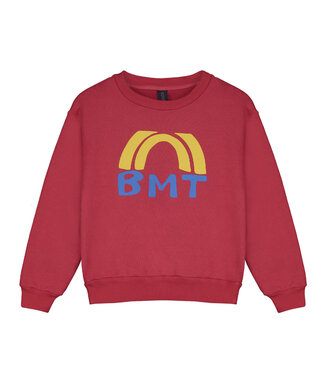 Bonmot Sweatshirt bmt rainbow            Red by Bonmot