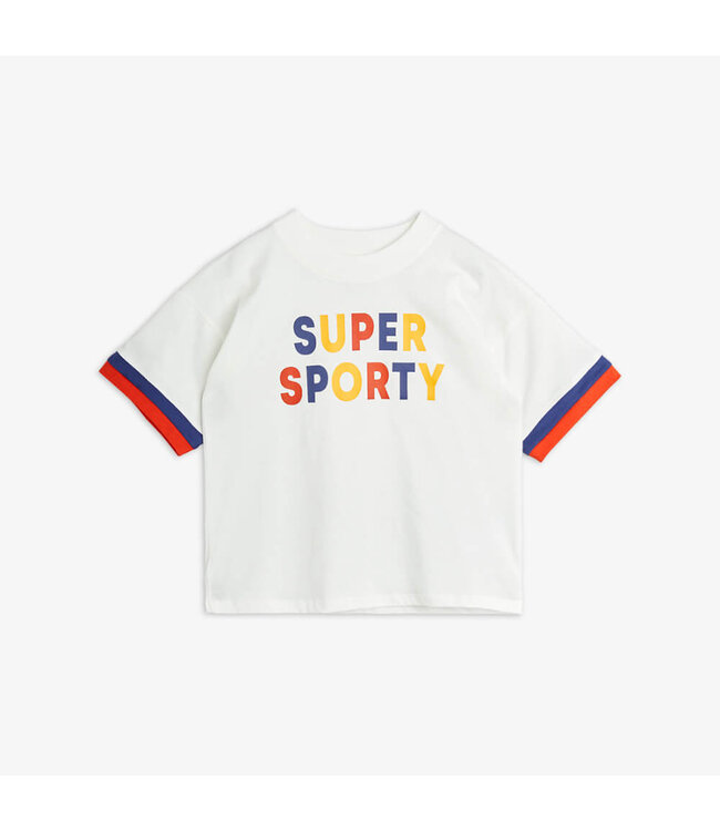 Super sporty sp ss tee Offwhite by Mini Rodini