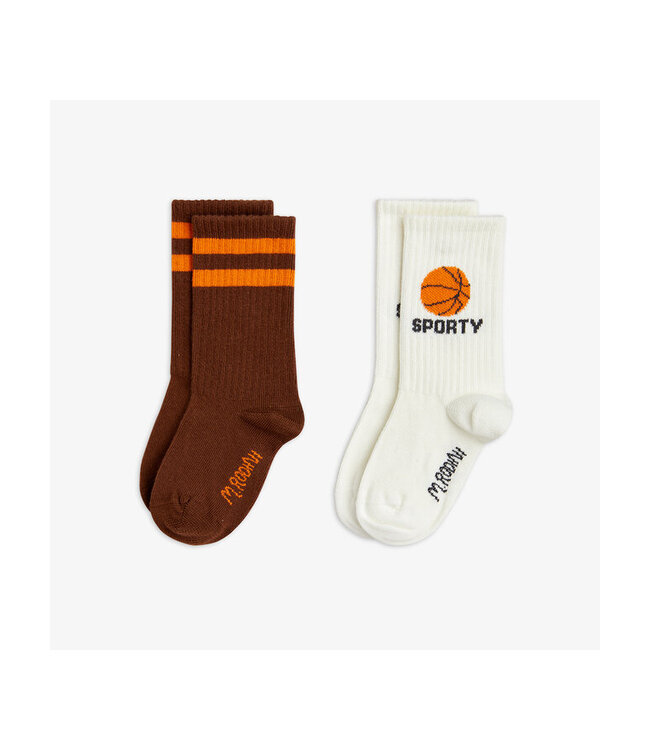 Basketball 2-pack socks Multi by Mini Rodini