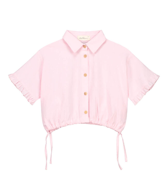 Ivy blouse pink  by Charlie Petite