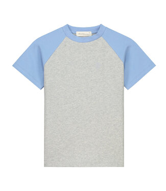 Charlie Petite Ivan raglan t-shirt grey / blue  by Charlie Petite