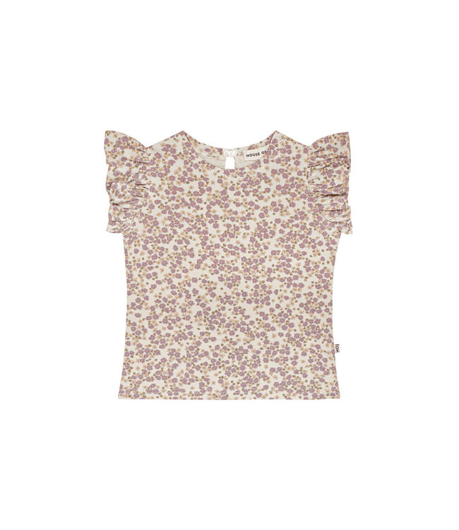 Ruffled Tee Lavender Blossom by House of Jamie