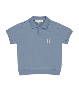 House of Jamie Relaxed Polo Stone Blue by House of Jamie