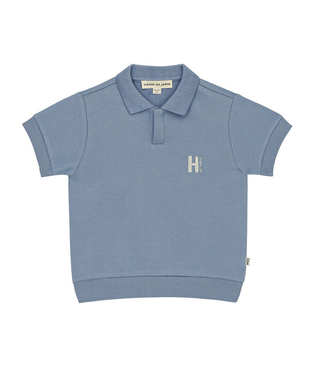 Relaxed Polo Stone Blue by House of Jamie