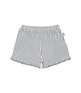 House of Jamie Baby Girls Shorts Cloud Blue Vertical Stripes by House of Jamie