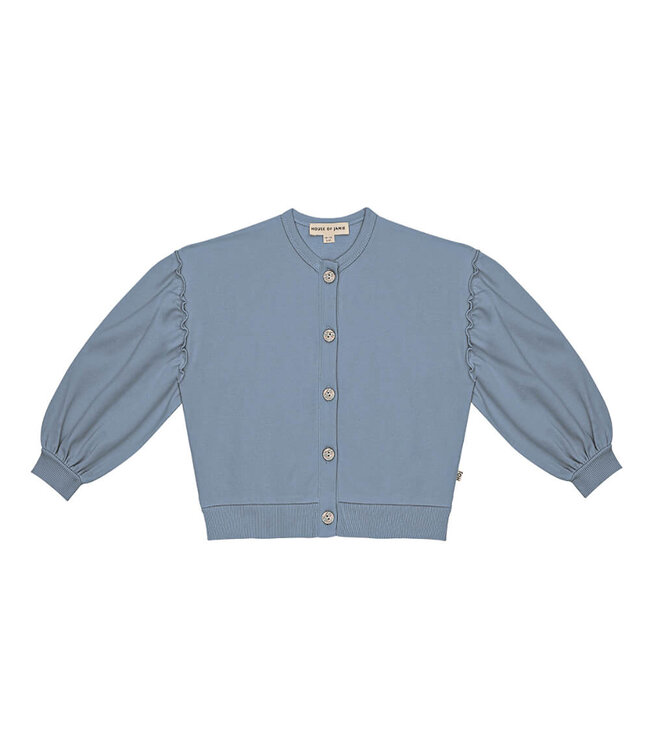 Dropped Shoulder Cardigan Stone Blue by House of Jamie