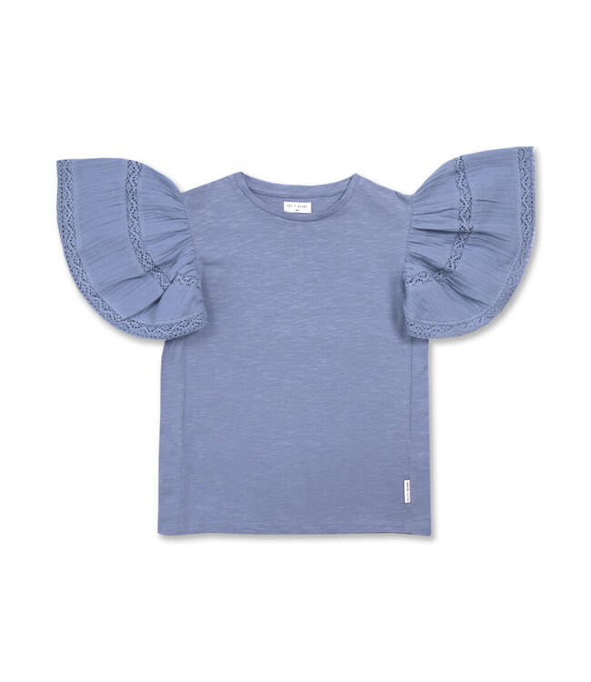 Lucy Wing T-shirt Colony Blue by Petit Blush
