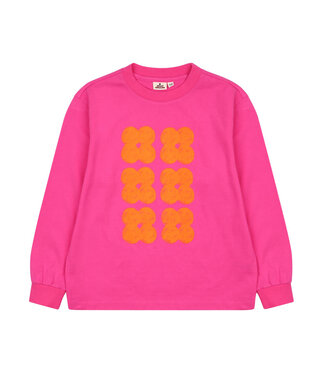 Jelly Mallow Clover Long Sleeve T-Shirt Pink  by Jelly Mallow