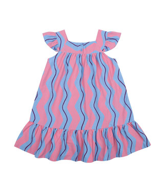 Jelly Mallow Wave Stripe Dress  by Jelly Mallow
