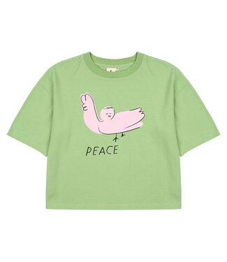 Jelly Mallow Peace T-Shirt_Green  by Jelly Mallow