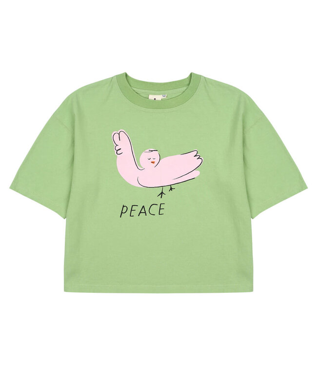 Peace T-Shirt_Green  by Jelly Mallow