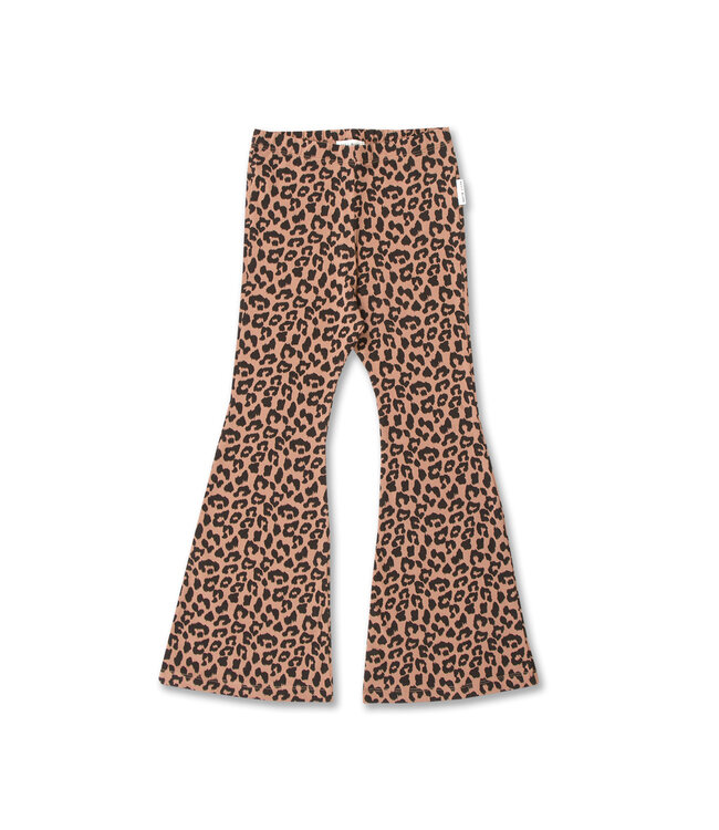 Bowie Flared Pants | Wild Leopard AOP  by Petit Blush