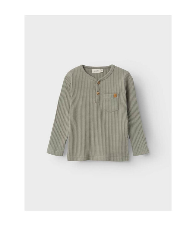 NMMDIMO LS SLIM TOP  Dried Sage by Lil' Atelier