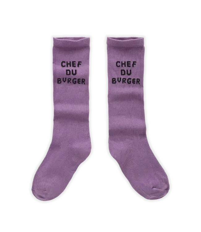 Socks Chef du burger purple Purple by Sproet&Sprout