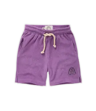Sproet & Sprout Terry bermuda Flippers Purple by Sproet&Sprout