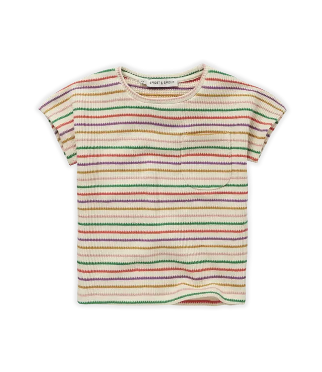 T-shirt Stripes Pear by Sproet&Sprout