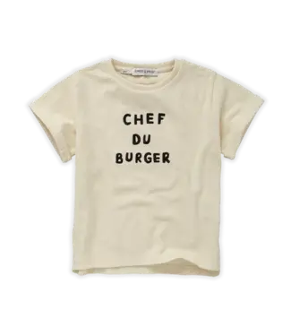 Sproet & Sprout Terry T-shirt Chef du burger Pear by Sproet&Sprout