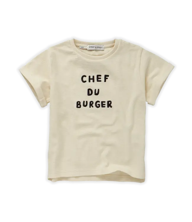 Terry T-shirt Chef du burger Pear by Sproet&Sprout