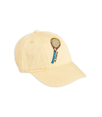 Mini Rodini Tennis emb cap Yellow by Mini Rodini