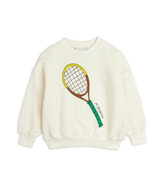 Mini Rodini Tennis sp sweatshirt Offwhite by Mini Rodini