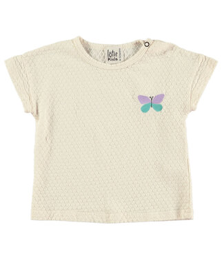 Lötiekids BABY TSHIRT SHORT SLEEVE OFF WHITE by LÃ¶tiekids