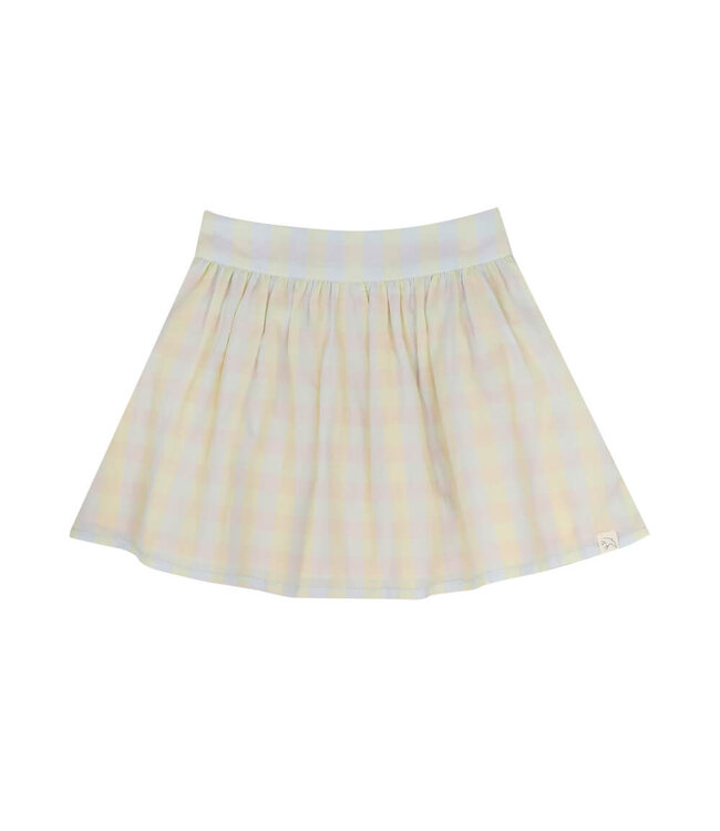Sara skirt multicolor check yellow  by Jenest